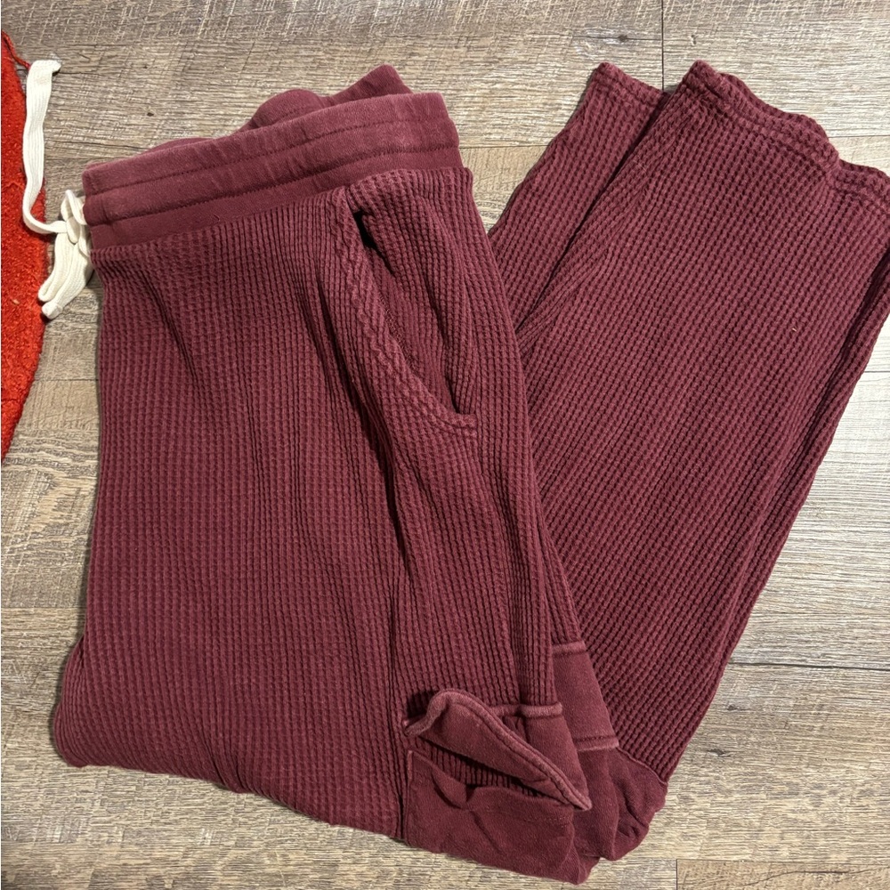 Burgundy Button-Up and Pant Set - Picture 4 of 4